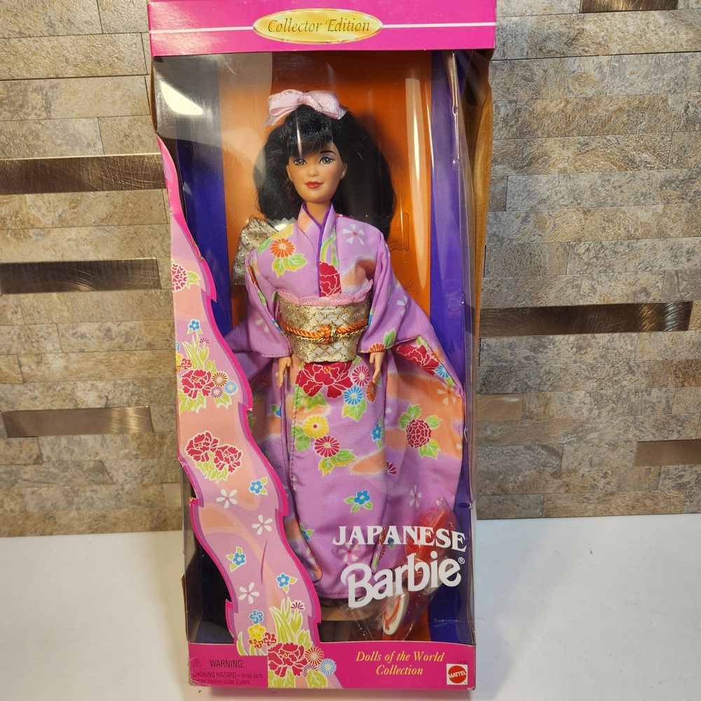 1995 Japanese Barbie Dolls of the World Collector Edition Mattel 14163 NIB Wear